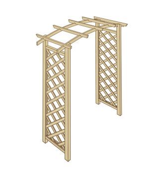 Pergola na růže LANITPLAST S7011