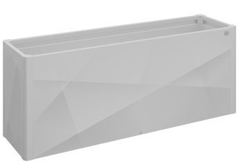 Zvýšený truhlík na zeleninu 200x50 X-Design, stříbrná metalíza - Biohort