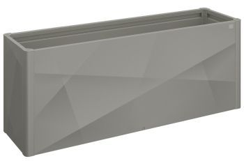 Zvýšený truhlík na zeleninu 200x50 X-Design, šedý křemen metalíza - Biohort