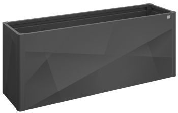 Zvýšený truhlík na zeleninu 200x50 X-Design, tmavě šedá metalíza - Biohort
