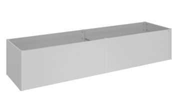 Zvýšený truhlík na zeleninu 400x100, stříbrná metalíza - Biohort