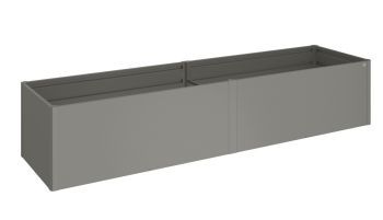 Zvýšený truhlík na zeleninu 400x100, šedý křemen metalíza - Biohort