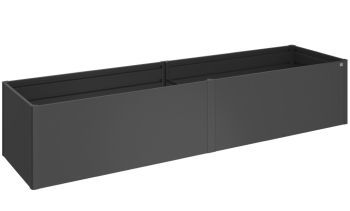 Zvýšený truhlík na zeleninu 400x100, tmavě šedá metalíza - Biohort