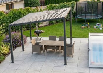 Hliníková bioklimatická pergola STANDARD 400x300 cm