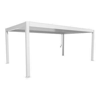 Zahradní hliníková pergola 600x350, bílá - Biohort