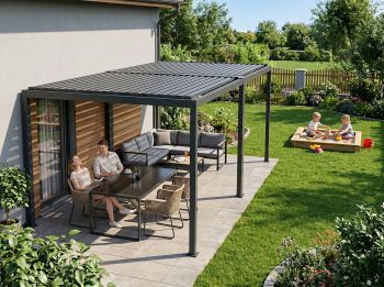 Hliníková bioklimatická pergola PREMIUM 600x300 cm