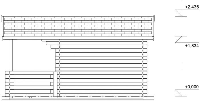 Zahradní domek Luka 350x250 Ekonomik