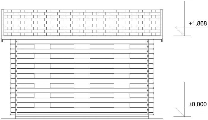 Dřevník Standard 300x250