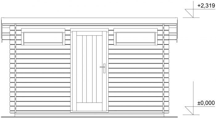 Zahradní domek Artur 350x200 Ekonomik