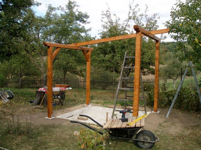 Zahradní pergola 250x220
