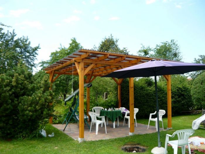 Zahradní pergola 350x370
