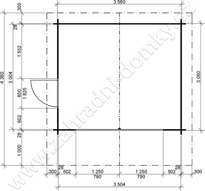 Prodejní stánek Standard 350x300