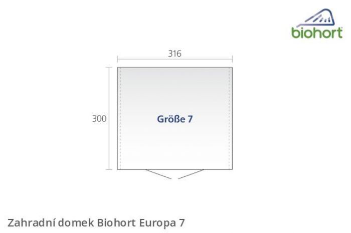 Zahradní domek Europa 7 - Biohort