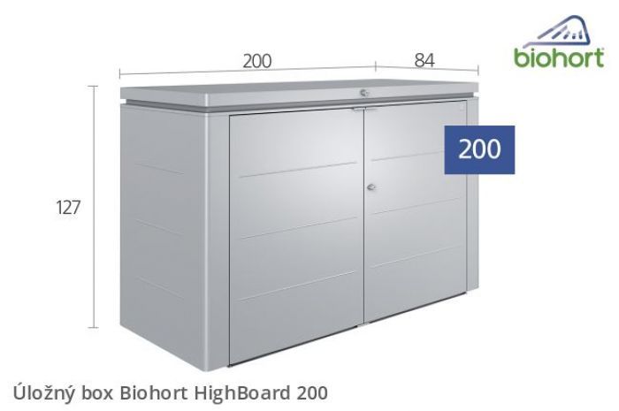 Úložný box HighBoard 200 - Biohort
