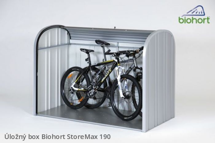 Úložný box StoreMax 190, stříbrná metalíza - Biohort