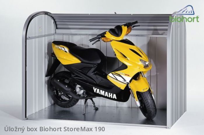 Úložný box StoreMax 190, stříbrná metalíza - Biohort