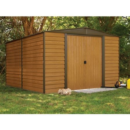 Kovový zahradní domek Arrow Woodridge 10x12