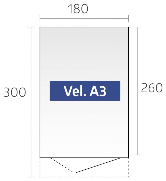 Zahradní domek Avantgarde A3 / A3 DD