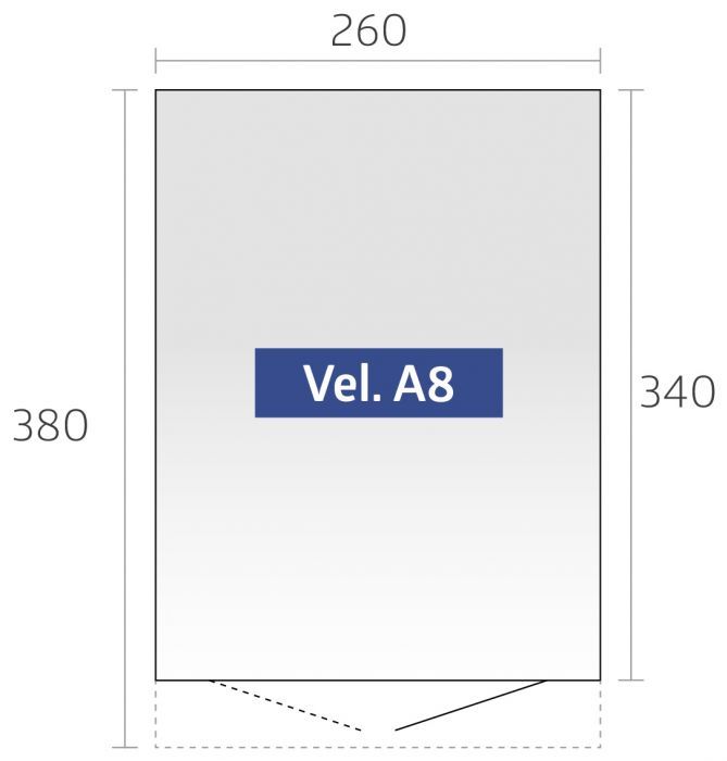 Zahradní domek Avantgarde A8 / A8 DD