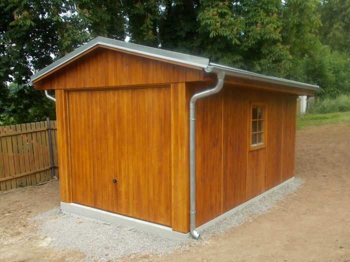 Dřevěná garáž 300x500