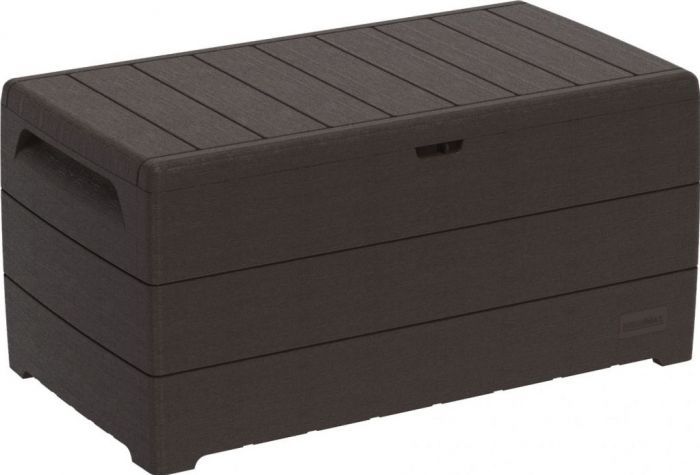 Durabox 416 l Plastový zahradní úložný box 129,5 x 70 x 62,5 cm - hnědý DURAMAX 86602