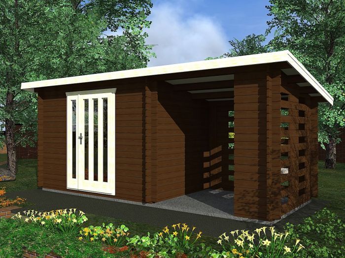 Zahradní domek Kamal 3 350x200 Ekonomik