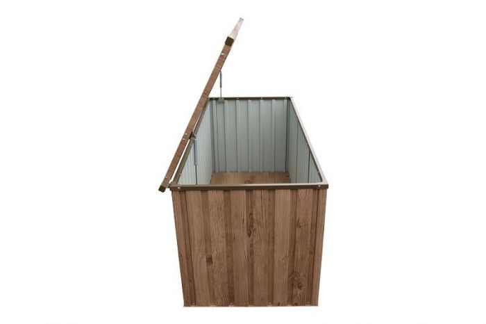 Zahradní úložný box Duramax 71145, 174 x 72 x 73 cm, 585 l - dekor dub
