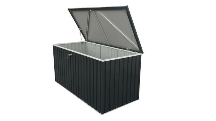 Zahradní úložný box Duramax 71273, 195 x 91 x 94 cm, 1450 l - antracit