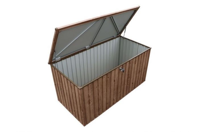 Zahradní úložný box Duramax 71245, 195 x 91 x 94 cm, 1450 l - dekor dub