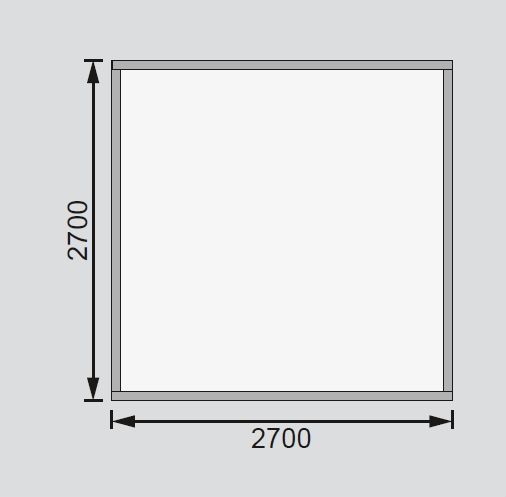 Zahradní domek Qubic 2 (88527)