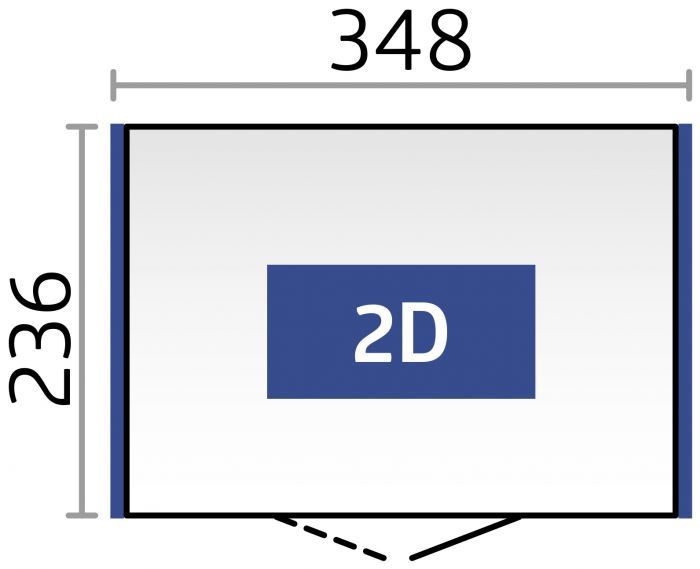 Zahradní domek Neo 2D