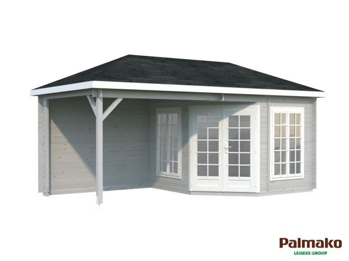 Zahradní domek Melanie 280x280 s přístřeškem