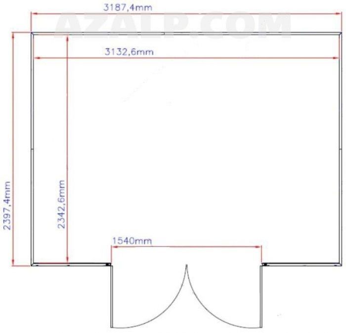 Zahradní plastový domek Duramax Woodside 10,5x8