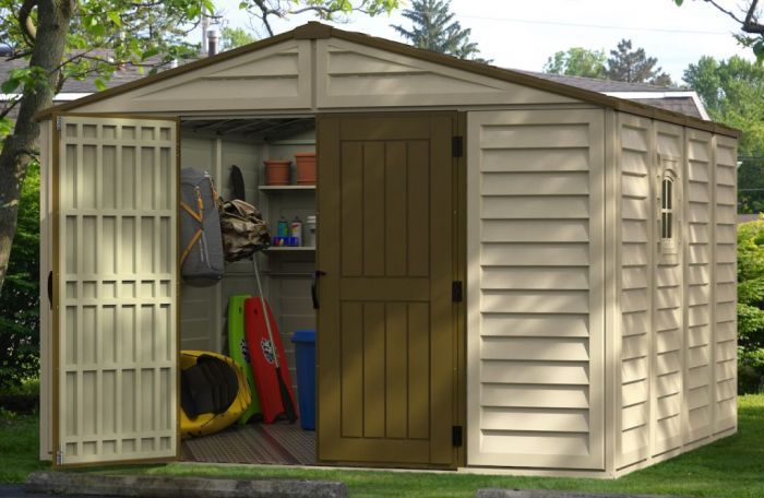 Zahradní plastový domek Duramax WoodBridge Plus 10,5x13