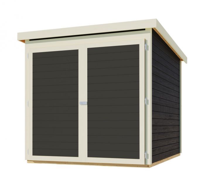 Dřevěná garáž Karibu Fahrradgarage (38646) terragrau
