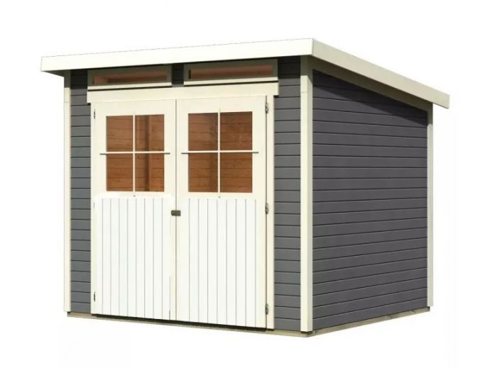 Dřevěný zahradní domek Karibu GLUCKSBURG 4 (68216) terragrau