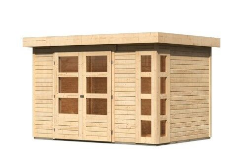 Dřevěný zahradní domek Karibu KERKO 4 (82928) natur