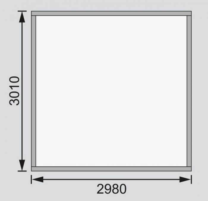 Dřevěný zahradní domek Karibu KERKO 6 (82931) terragrau