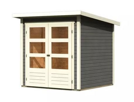 Dřevěný zahradní domek Karibu STOCKACH 2 (77874) terragrau