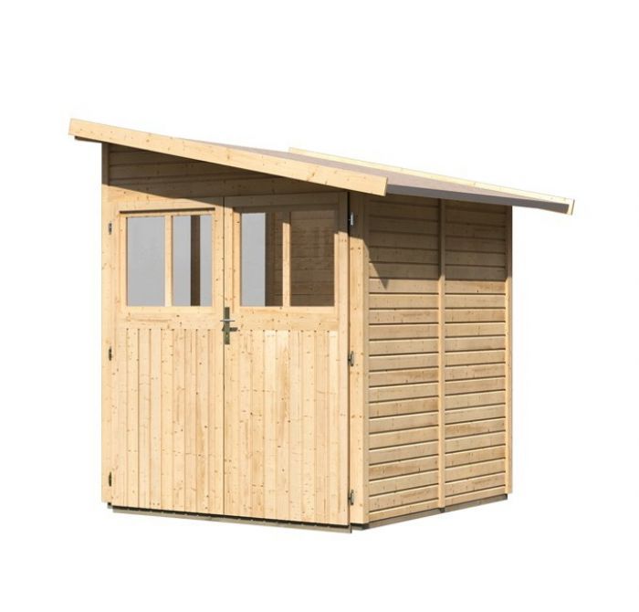 Dřevěný zahradní domek Karibu WANDLITZ 2 (54600) natur