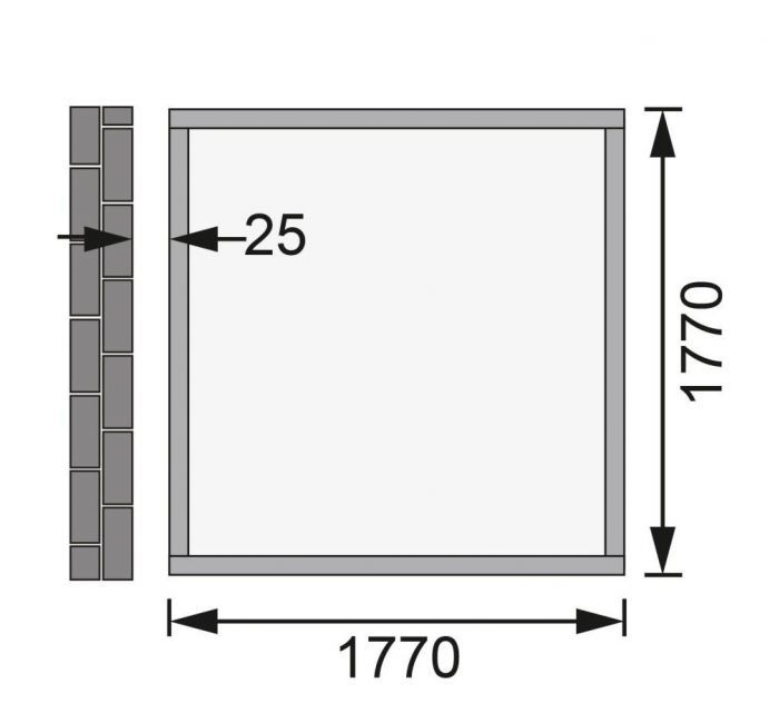 Dřevěný zahradní domek Karibu WANDLITZ 2 (73072) terragrau