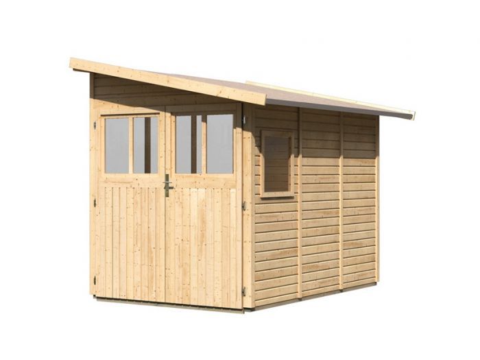 Dřevěný zahradní domek Karibu WANDLITZ 3 (55256) natur