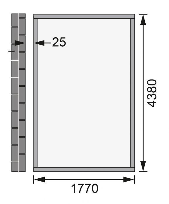 Dřevěný zahradní domek Karibu WANDLITZ 5 (73075) terragrau