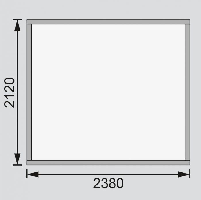 Dřevěný zahradní domek Karibu KERKO 3 (82927) terragrau