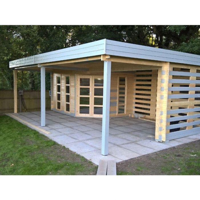 Zahradní domek Oletha 372x300 s terasou