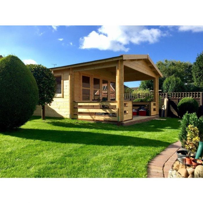 Zahradní domek Bolton 420x320 s terasou