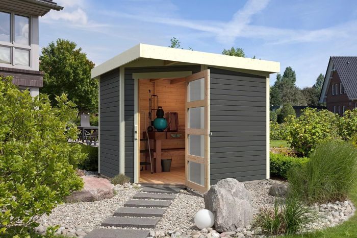 Zahradní domek Karibu SCHWANDORF 5 (73471) terragrau