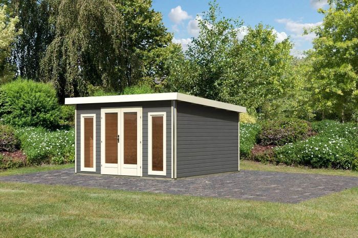 Zahradní domek Karibu RADEBURG 3 (31478) terragrau