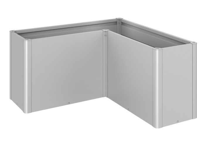 Truhlík Belvedere L150 maxi, stříbrná metalíza - Biohort