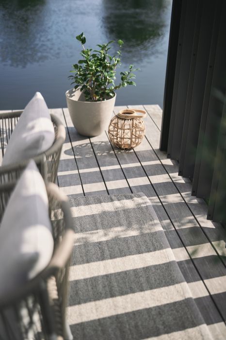 Zahradní hliníková pergola 400x300, tmavě šedá/stříbrná metalíza - Biohort